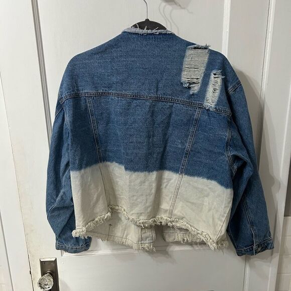 POL Frayed Denim Jacket - Picture 4 of 7